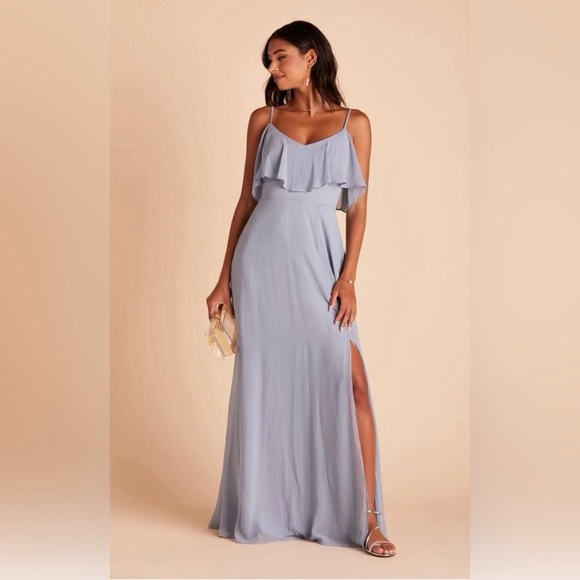 Birdy Grey Dresses & Skirts - Birdy Grey Dusty Blue Jane Bridesmaid Dress With Pockets Size Medium NWT